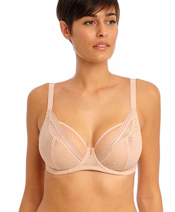 ᐅ Reggiseno con spalline amovibili by Freya AA401109, reggiseno coque con  spalline amovibili della collezione Freyastudiate per le donne magre con  seni a