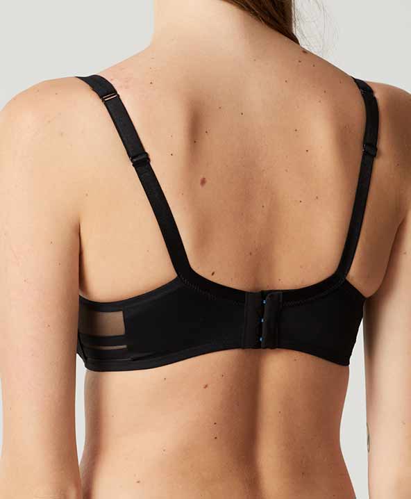 Maison Lejaby Reggiseno Trasparente con Ferretto e Bordi a Contrasto donna  - Glamood Outlet